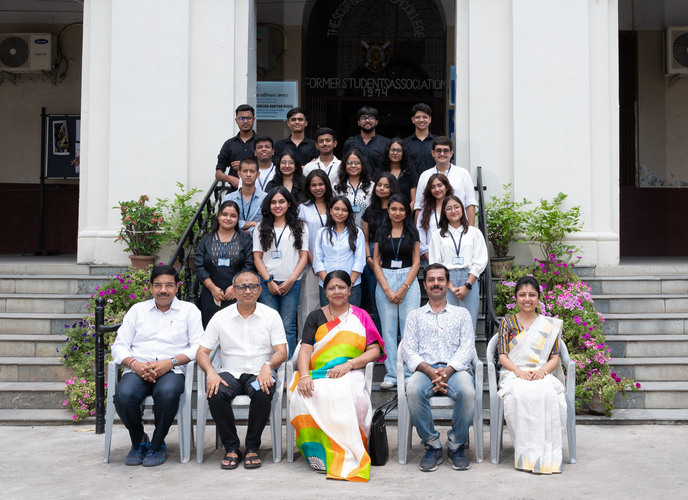 Group photos of the final year students (2025) with their teachers